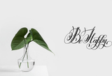 Be Happy Vinyl Wall Car Window Decal - Fusion Decals