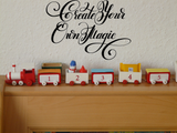 Create Your Own Magic Vinyl Wall Car Window Decal - Fusion Decals