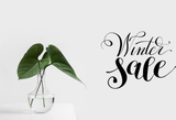 Winter Sale Vinyl Wall Car Window Decal - Fusion Decals