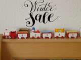 Winter Sale Vinyl Wall Car Window Decal - Fusion Decals