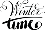 Winter time Vinyl Wall Car Window Decal - Fusion Decals