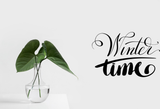 Winter time Vinyl Wall Car Window Decal - Fusion Decals