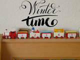 Winter time Vinyl Wall Car Window Decal - Fusion Decals