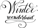 Winter wonderland Vinyl Wall Car Window Decal - Fusion Decals