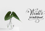 Winter wonderland Vinyl Wall Car Window Decal - Fusion Decals