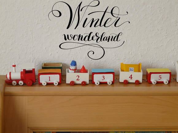 Winter wonderland Vinyl Wall Car Window Decal - Fusion Decals