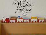 Winter wonderland Vinyl Wall Car Window Decal - Fusion Decals