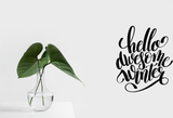 Hello awesome winter Vinyl Wall Car Window Decal - Fusion Decals