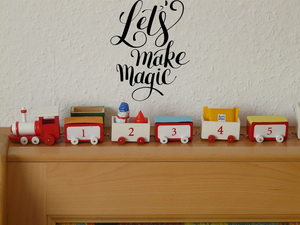 Let's make magic Vinyl Wall Car Window Decal - Fusion Decals