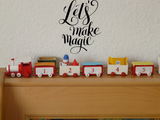 Let's make magic Vinyl Wall Car Window Decal - Fusion Decals