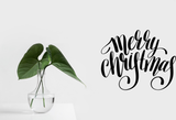 merry christmas Vinyl Wall Car Window Decal - Fusion Decals
