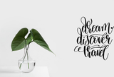 Dream discover travel Vinyl Wall Car Window Decal - Fusion Decals