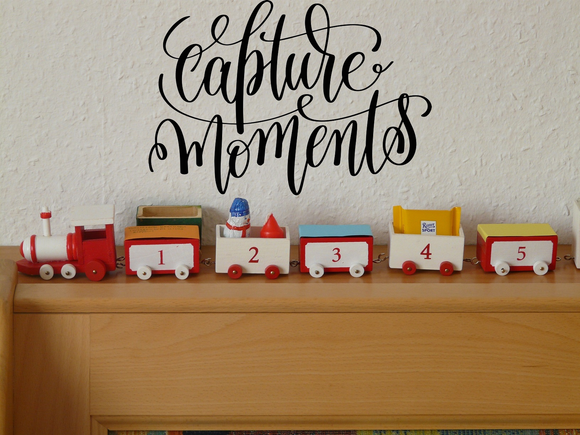 Capture moments Vinyl Wall Car Window Decal - Fusion Decals