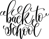 Back to school Vinyl Wall Car Window Decal - Fusion Decals