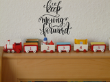keep moving forward Vinyl Wall Car Window Decal - Fusion Decals