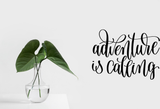 Adventure is calling Vinyl Wall Car Window Decal - Fusion Decals