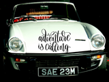 Adventure is calling Vinyl Wall Car Window Decal - Fusion Decals