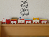 Little things make big days  Vinyl Wall Car Window Decal - Fusion Decals