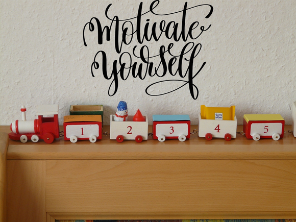 Motivate yourself Vinyl Wall Car Window Decal - Fusion Decals