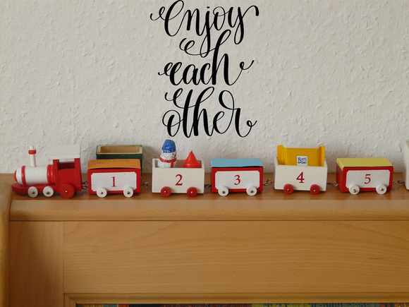 Enjoy each other Vinyl Wall Car Window Decal - Fusion Decals