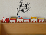 Stay positive Vinyl Wall Car Window Decal - Fusion Decals