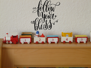 Follow your bliss Vinyl Wall Car Window Decal - Fusion Decals