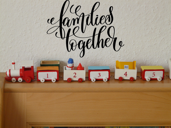 Families together Vinyl Wall Car Window Decal - Fusion Decals