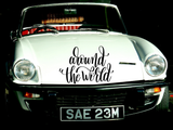 Around the world Vinyl Wall Car Window Decal - Fusion Decals