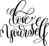 Love Yourself Vinyl Wall Car Window Decal - Fusion Decals