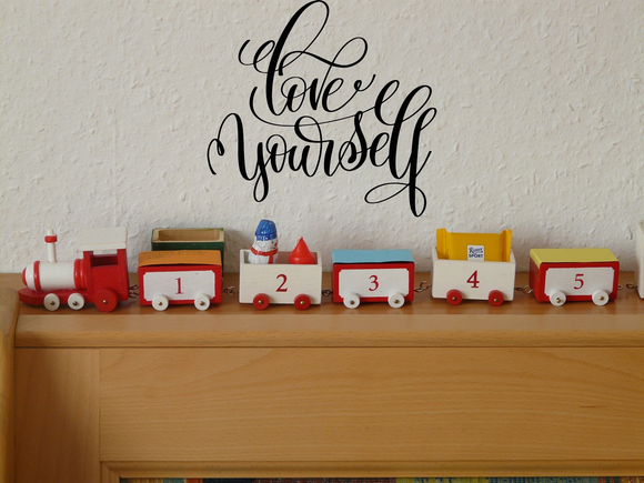 Love Yourself Vinyl Wall Car Window Decal - Fusion Decals