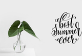 Best Summer ever Vinyl Wall Car Window Decal - Fusion Decals