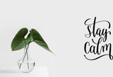 Stay calm Vinyl Wall Car Window Decal - Fusion Decals