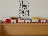 Stay calm Vinyl Wall Car Window Decal - Fusion Decals