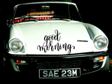 Good morning Vinyl Wall Car Window Decal - Fusion Decals