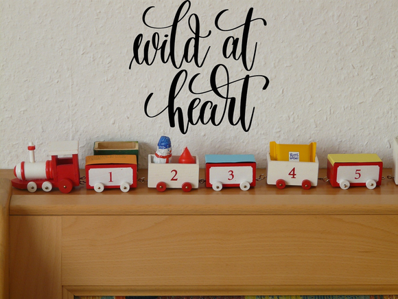 Wild at heart Vinyl Wall Car Window Decal - Fusion Decals