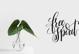 Free sprit Vinyl Wall Car Window Decal - Fusion Decals