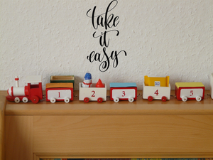 Take is easy Vinyl Wall Car Window Decal - Fusion Decals
