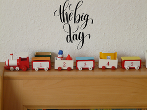 The big day Vinyl Wall Car Window Decal - Fusion Decals