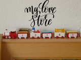 My love store Vinyl Wall Car Window Decal - Fusion Decals