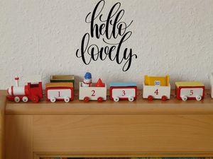 Hello lovely Vinyl Wall Car Window Decal - Fusion Decals