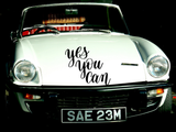 Yes you can Vinyl Wall Car Window Decal - Fusion Decals