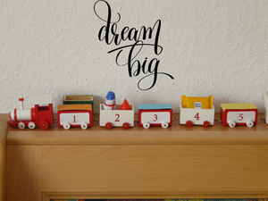 Dream big Vinyl Wall Car Window Decal - Fusion Decals