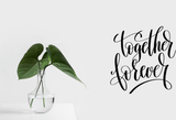 Together forever Vinyl Wall Car Window Decal - Fusion Decals