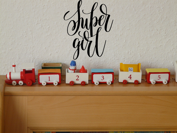 Super girl Vinyl Wall Car Window Decal - Fusion Decals