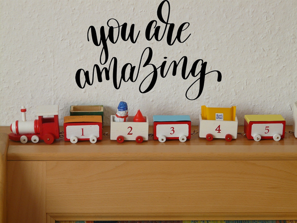 You are amazing Vinyl Wall Car Window Decal - Fusion Decals