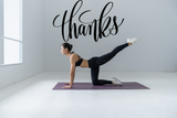 Thanks Vinyl Wall Car Window Decal - Fusion Decals