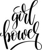 Girl power Vinyl Wall Car Window Decal - Fusion Decals
