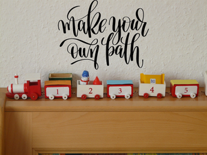 Make your own path Vinyl Wall Car Window Decal - Fusion Decals