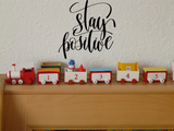 Stay positive Vinyl Wall Car Window Decal - Fusion Decals