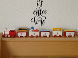 It's coffee time Vinyl Wall Car Window Decal - Fusion Decals